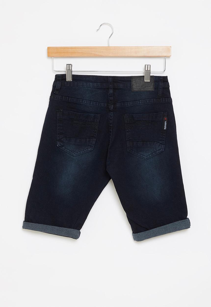 SOVIET - B king boys denim short - dark blue