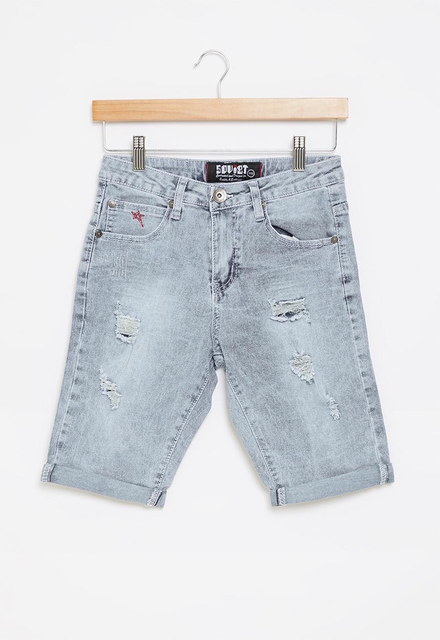 SOVIET - B king boys denim short - blue