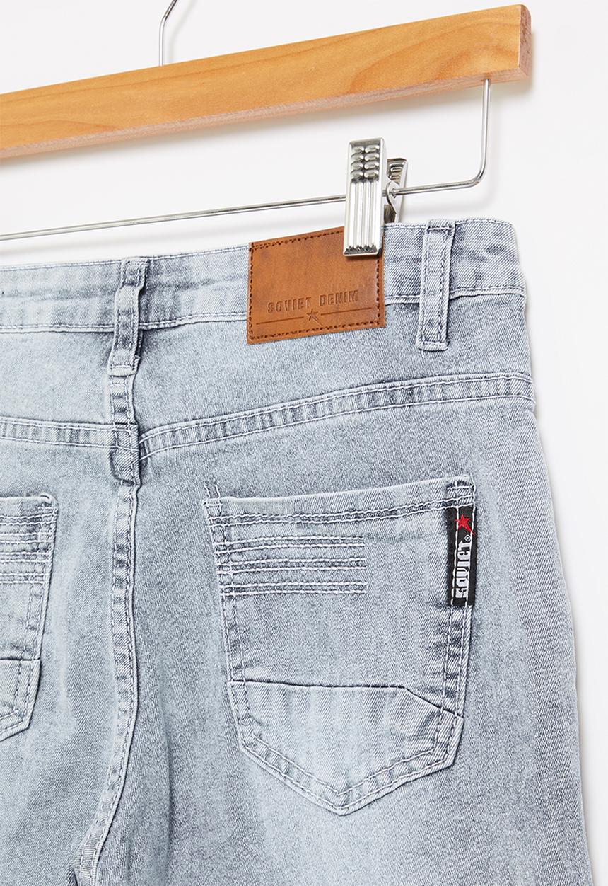 SOVIET - B king boys denim short - blue