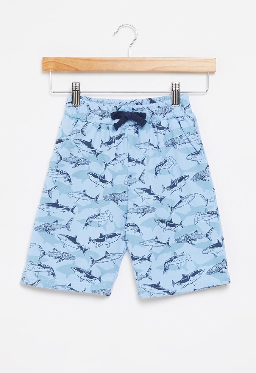 Pop Candy - Boys dolphin shorts - blue