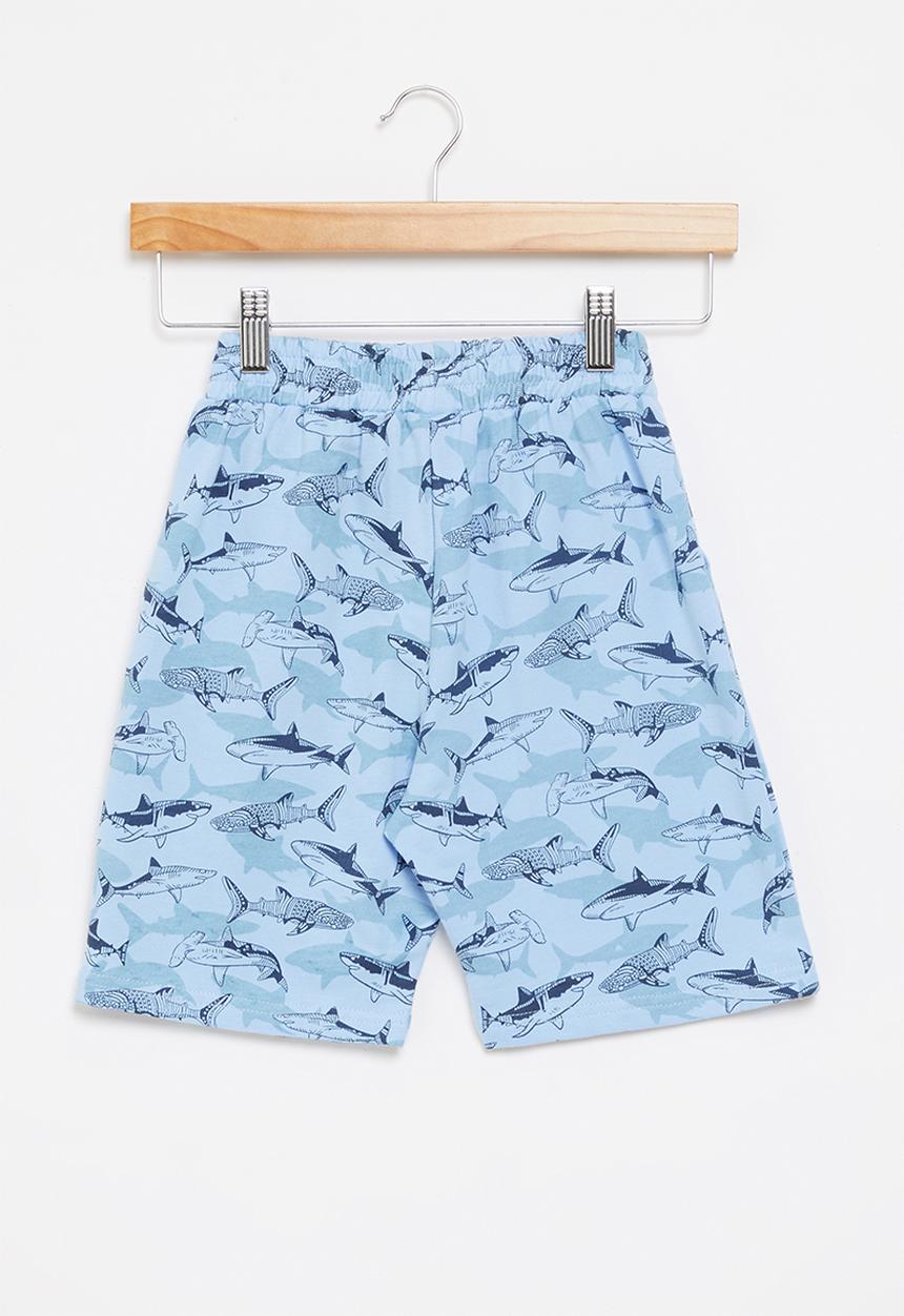 Pop Candy - Boys dolphin shorts - blue