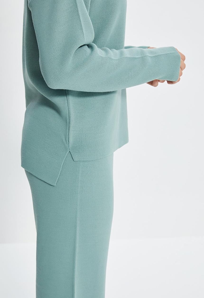 Trendyol - Sweater & pants knit set - mint