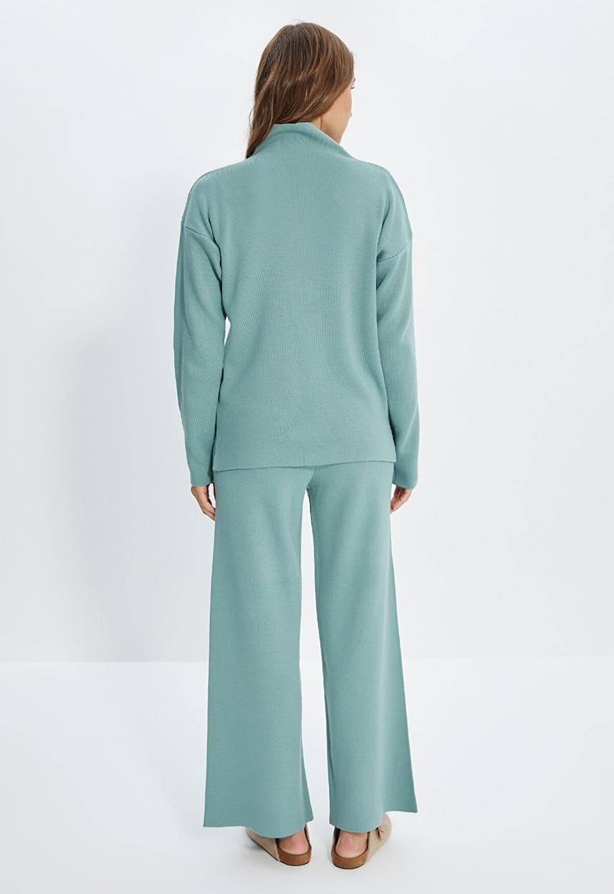 Trendyol - Sweater & pants knit set - mint