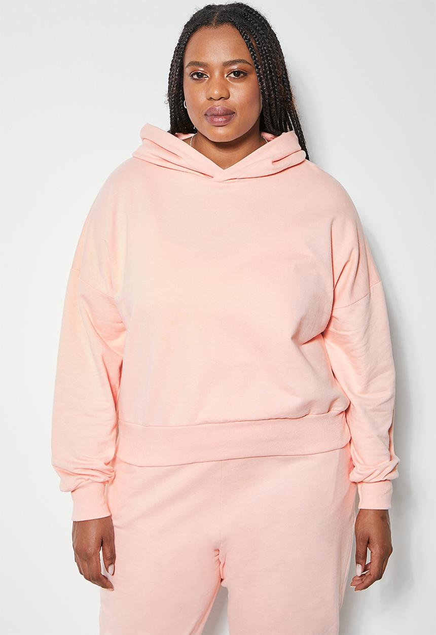 Superbalist - Crop hoodie - peach skin