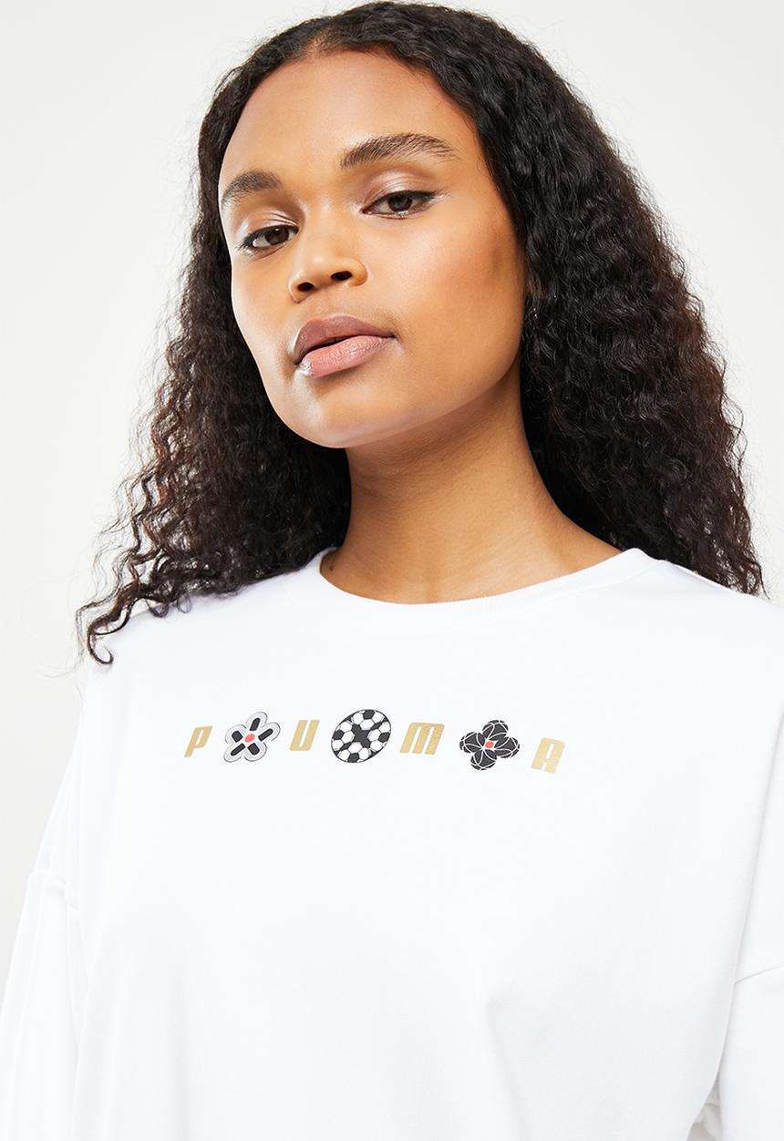 PUMA - As crew tr sweat - white