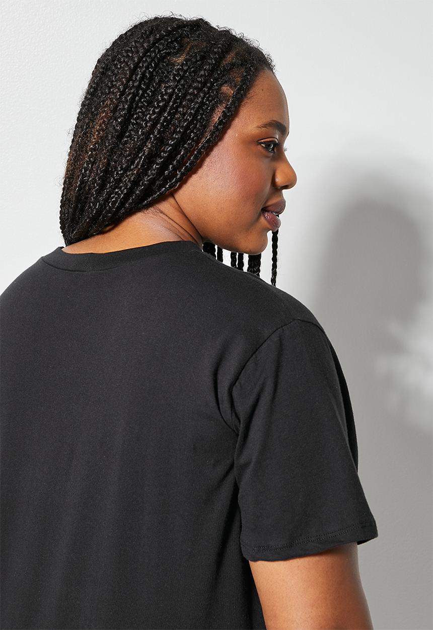 Superbalist - Moon slogan tee - black