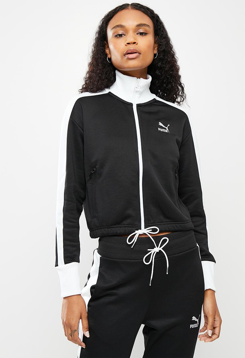 PUMA - Iconic t7 crop jacket - puma black