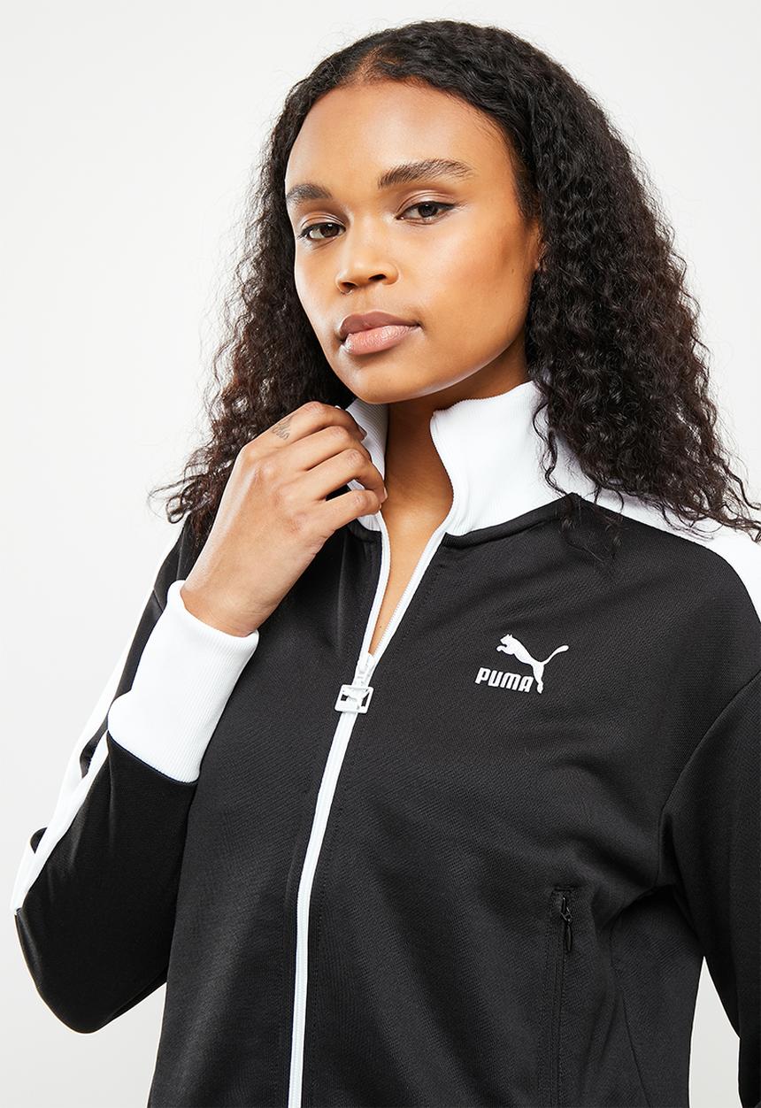 PUMA - Iconic t7 crop jacket - puma black
