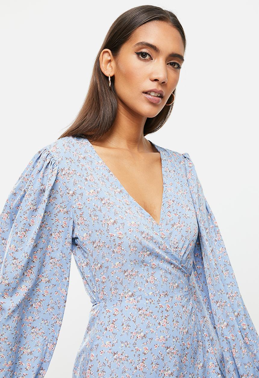 Glamorous - Mazoe dress - blue ditsy floral
