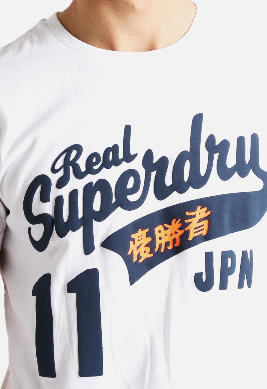 Superdry. - Fat Swoosh Reworked T-shirt
