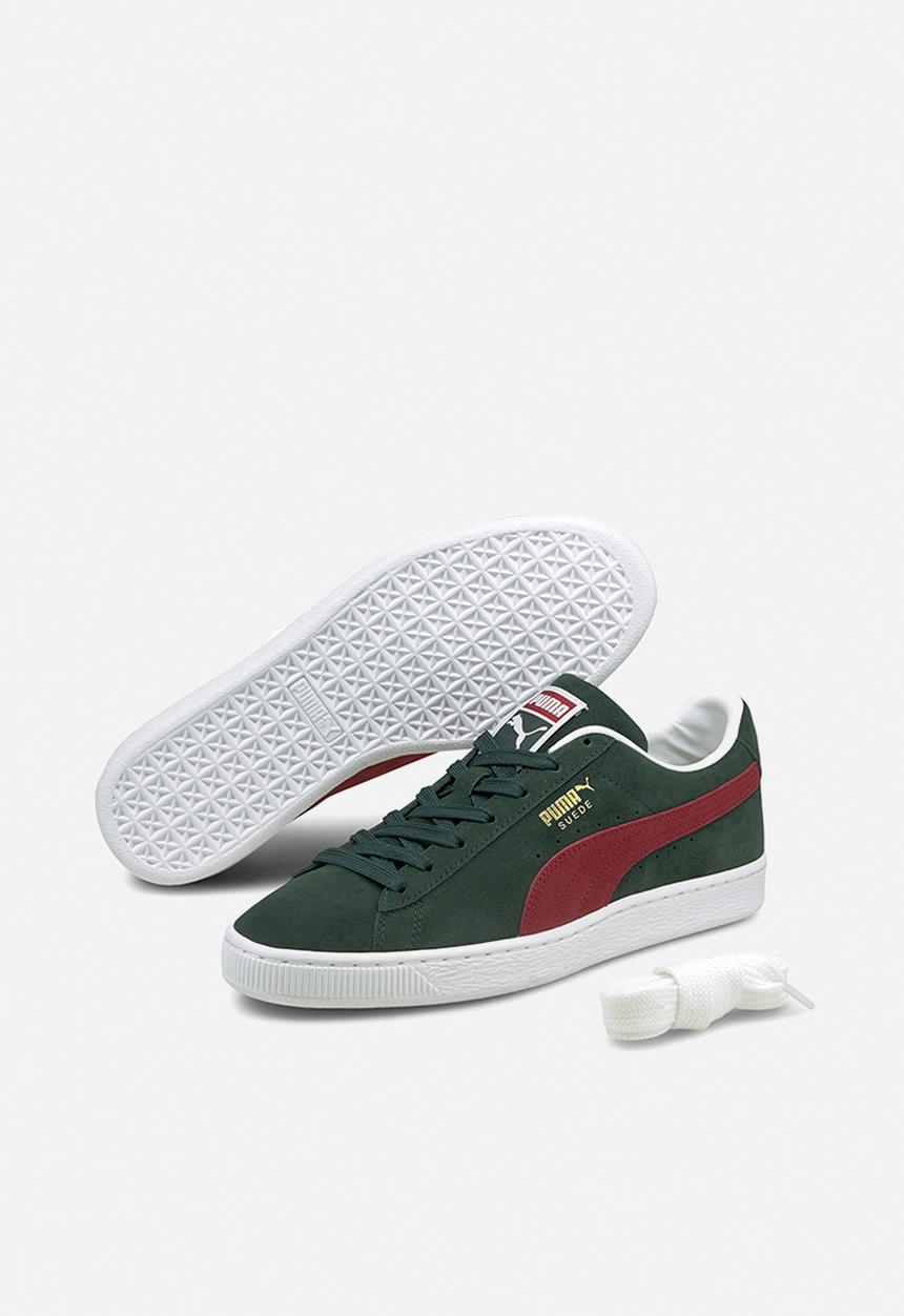 PUMA - Suede Classic XXI - green gables-intense red