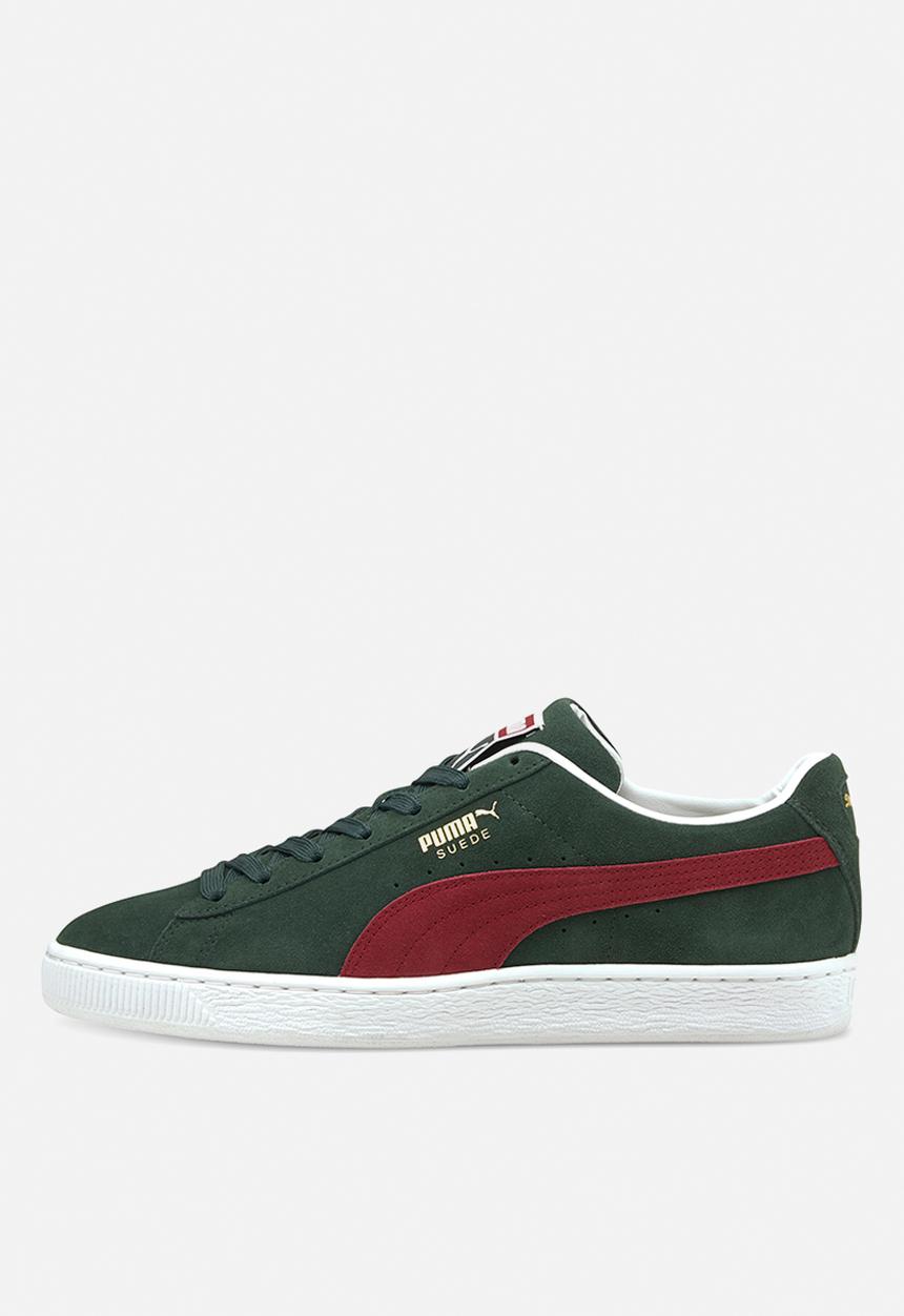 PUMA - Suede Classic XXI - green gables-intense red