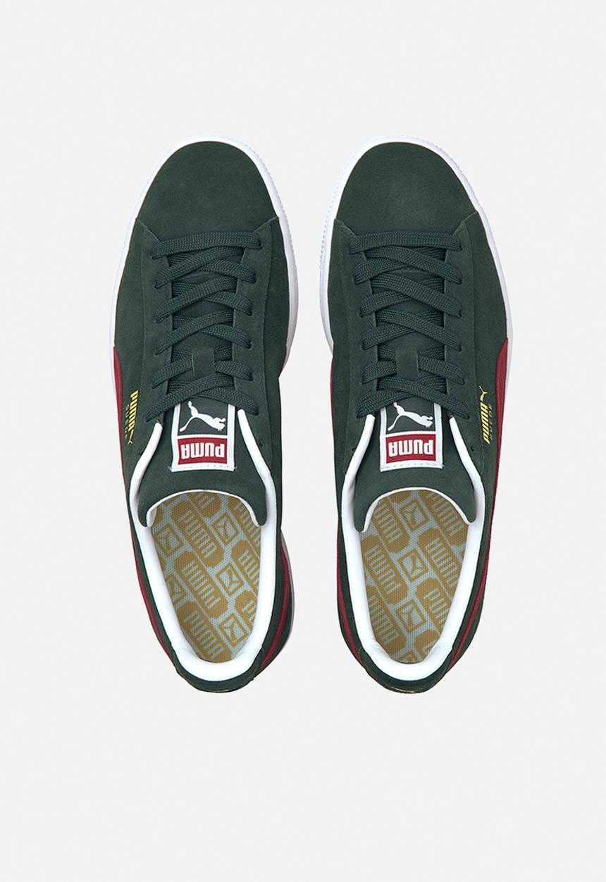PUMA - Suede Classic XXI - green gables-intense red
