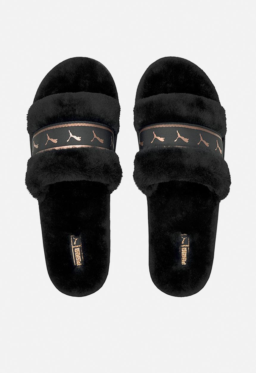 PUMA - Fluff remix - puma black - rose gold