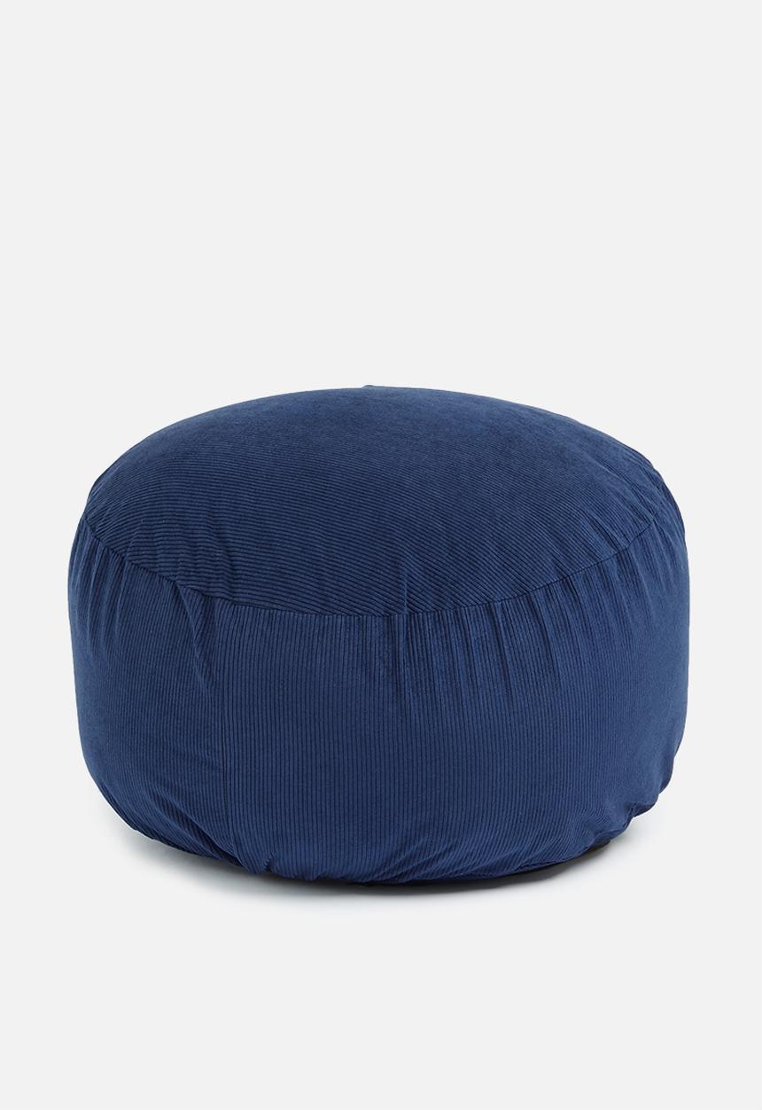 Sixth Floor - Cordy floor cushion - navy