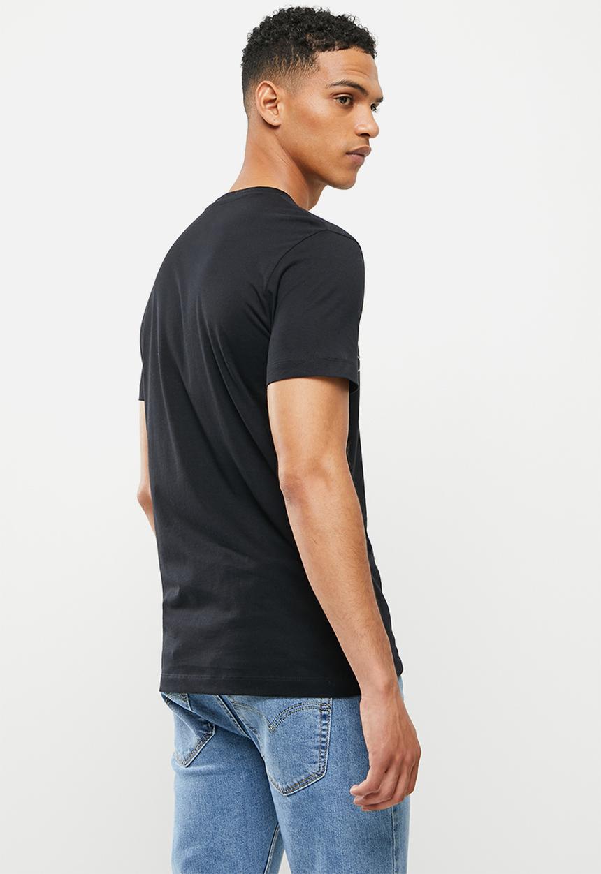 Calvin Klein - Iconic monogram short sleeve slim tee - black