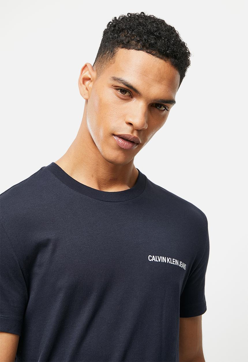 Calvin Klein - Chest institutional slim short sleeve tee - navy