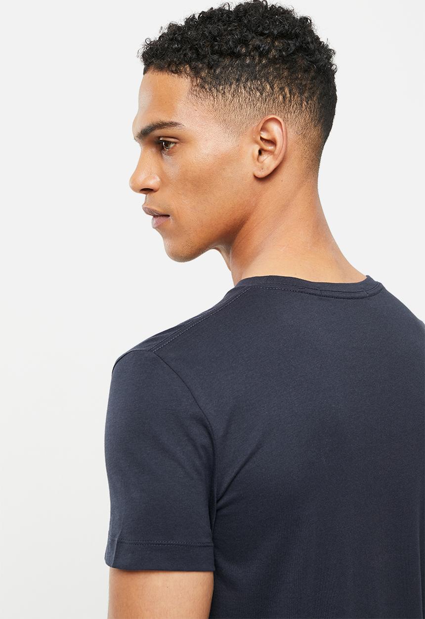Calvin Klein - Core institutional logo slim tee - navy