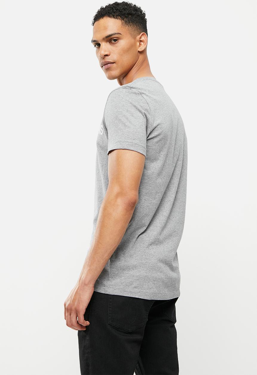 Calvin Klein - Core institutional logo slim tee - grey