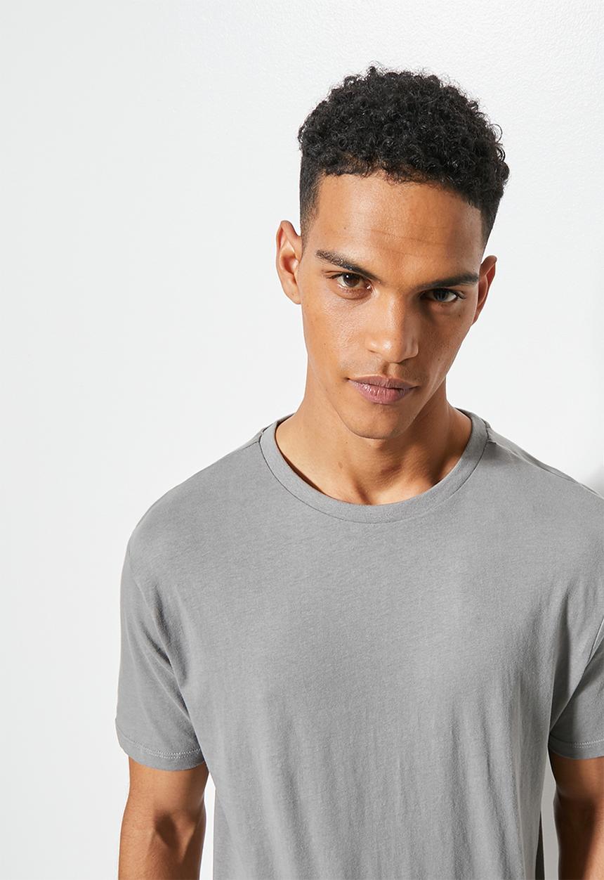 Superbalist - Nate crew neck tee - mid grey