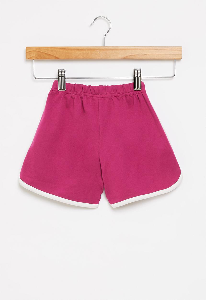 Pop Candy - Girls elasticated waist shorts - pink