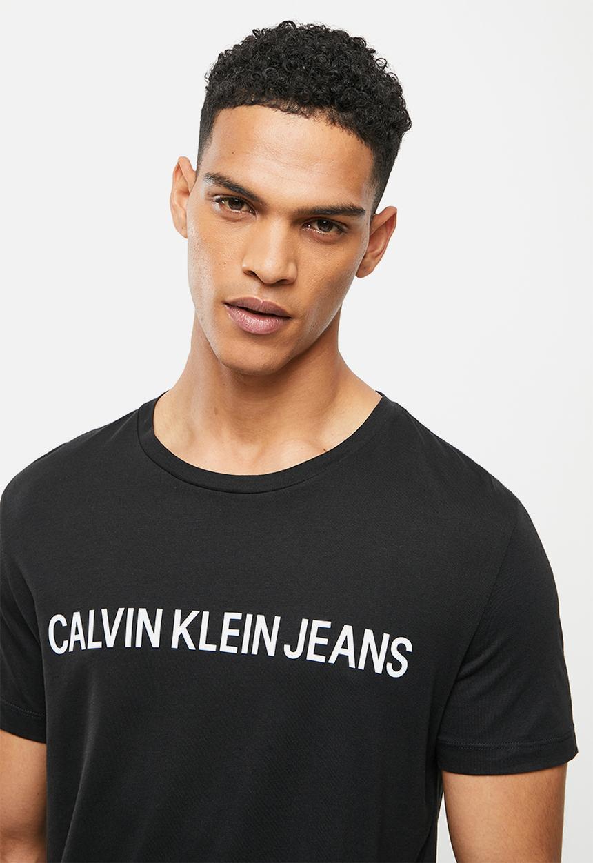 Calvin Klein - Core institutional logo slim tee - black
