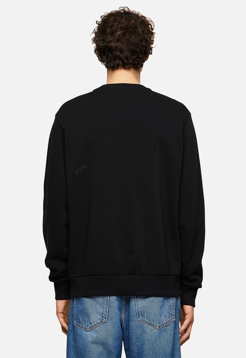 Diesel  - S-girk-b4 printed sweater - black