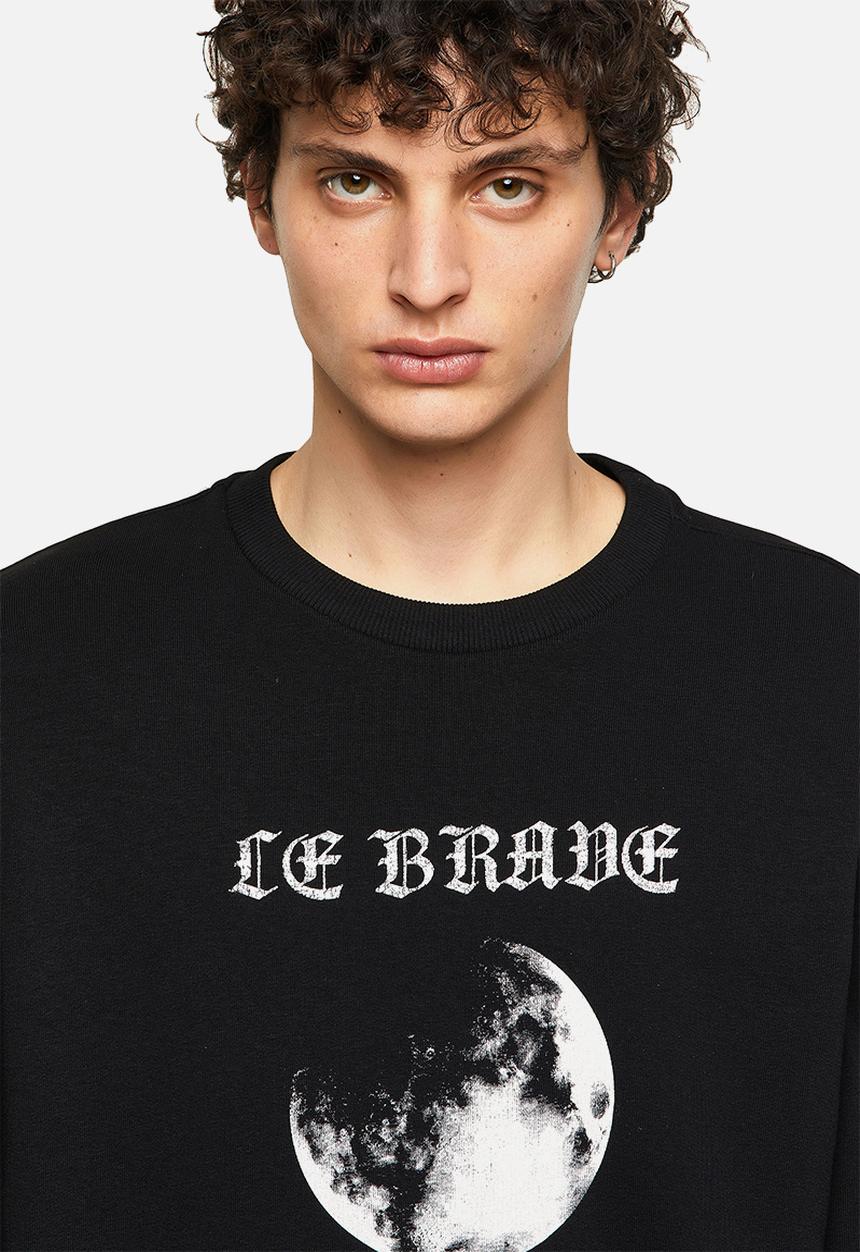 Diesel  - S-girk-b4 printed sweater - black