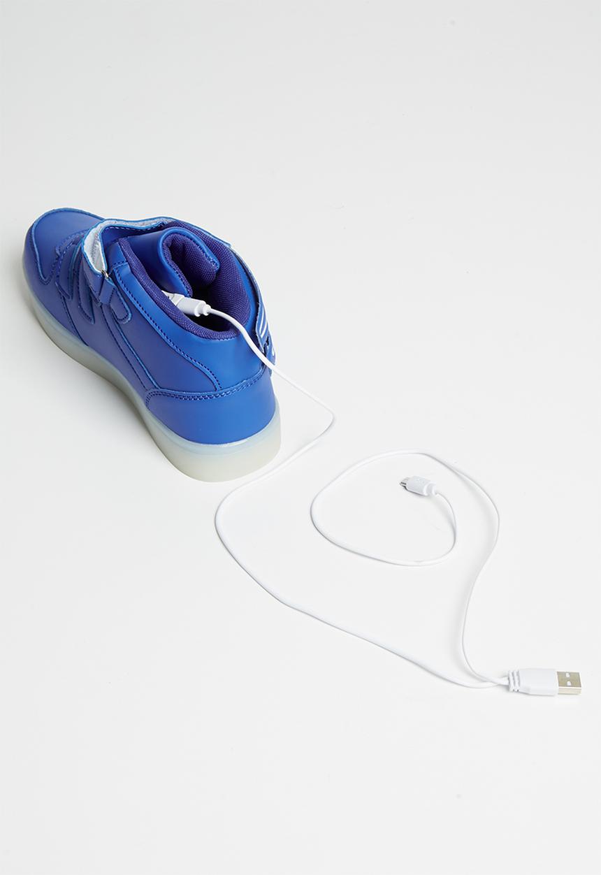 Pop Candy - Boys wing light up sneaker - blue