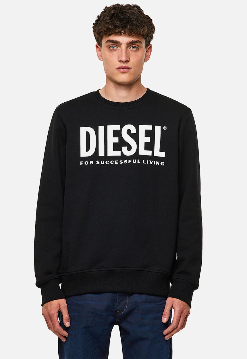 Diesel  - S-girk-ecologo sweater - black