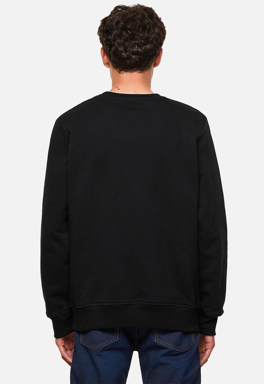 Diesel  - S-girk-ecologo sweater - black