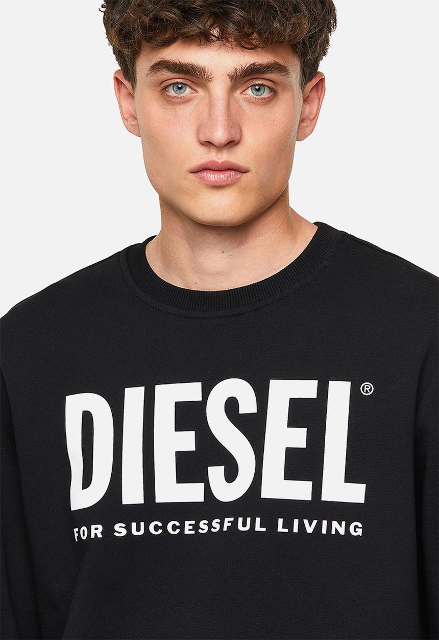 Diesel  - S-girk-ecologo sweater - black