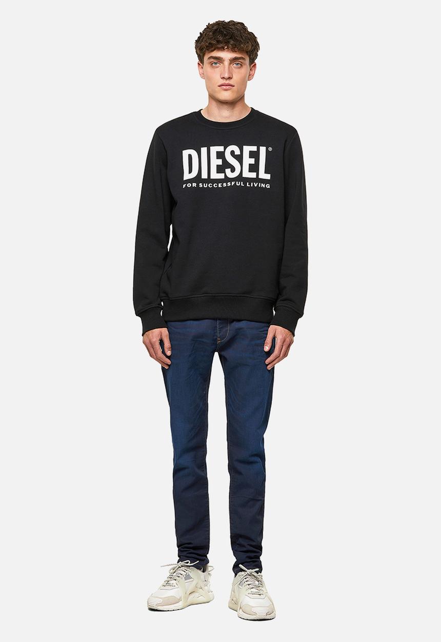 Diesel  - S-girk-ecologo sweater - black