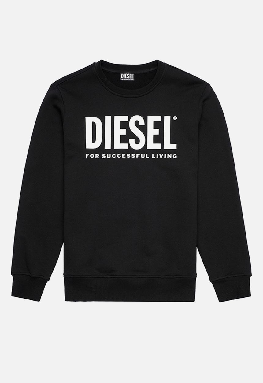 Diesel  - S-girk-ecologo sweater - black