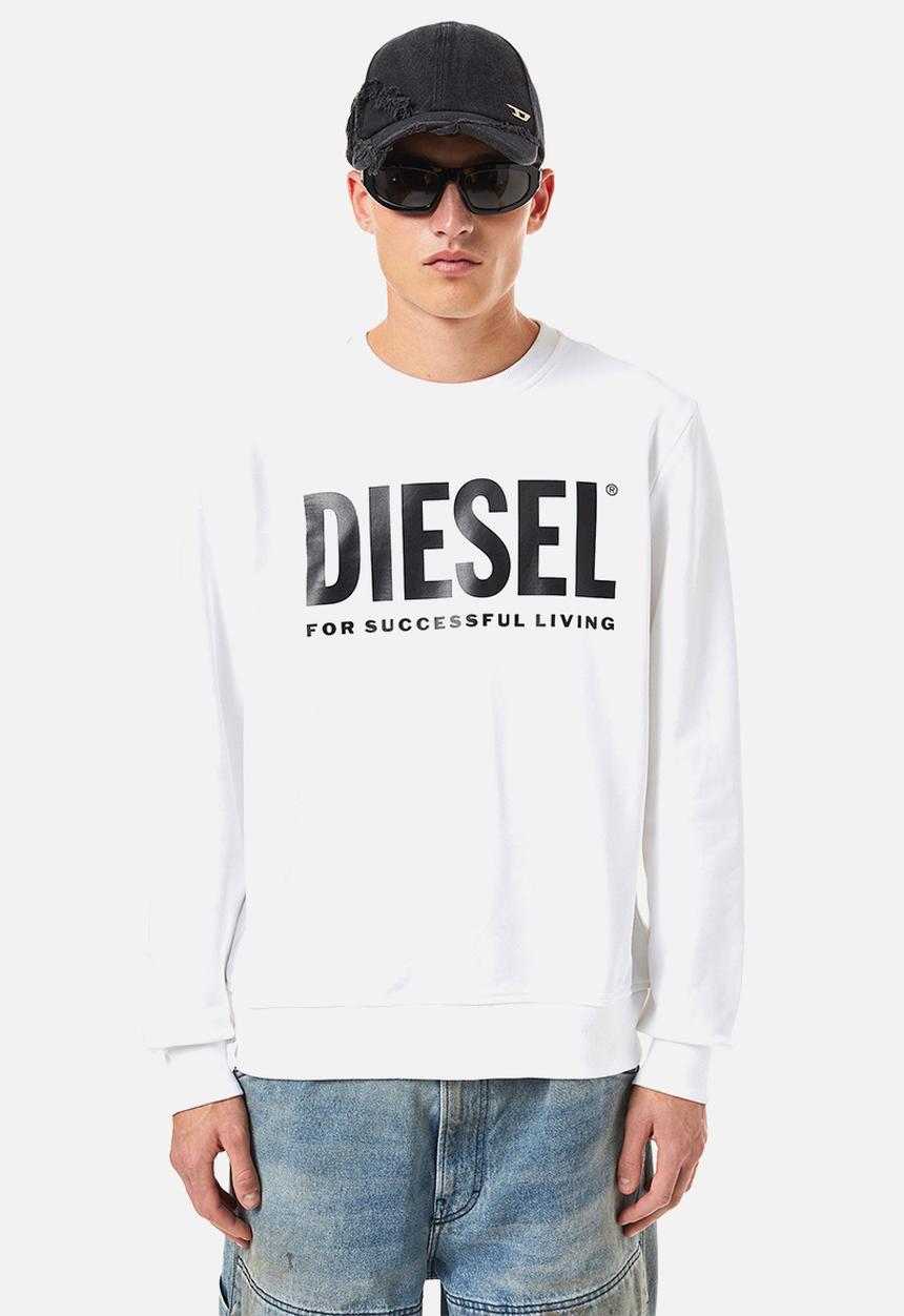 Diesel  - S-girk-ecologo sweater - white