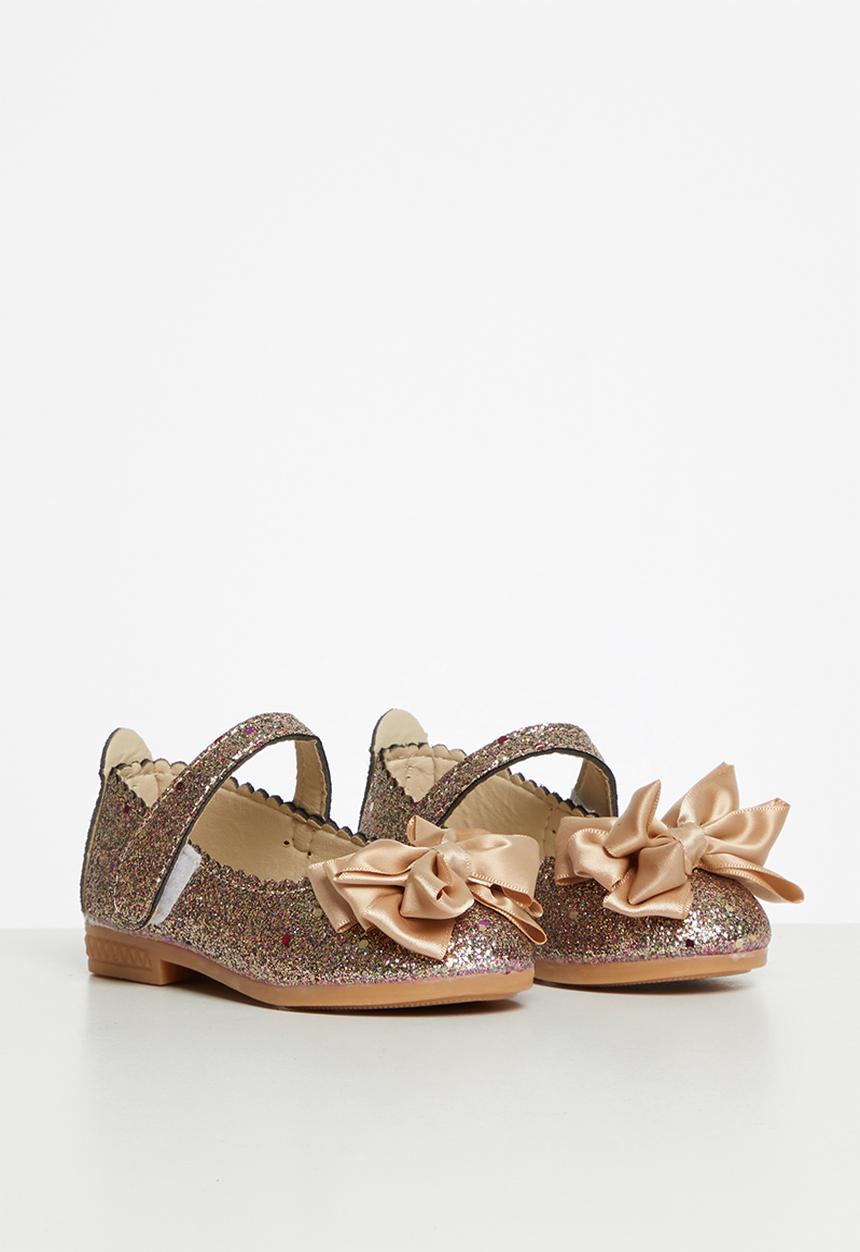 Pop Candy - Girls glitter pump - silver/gold