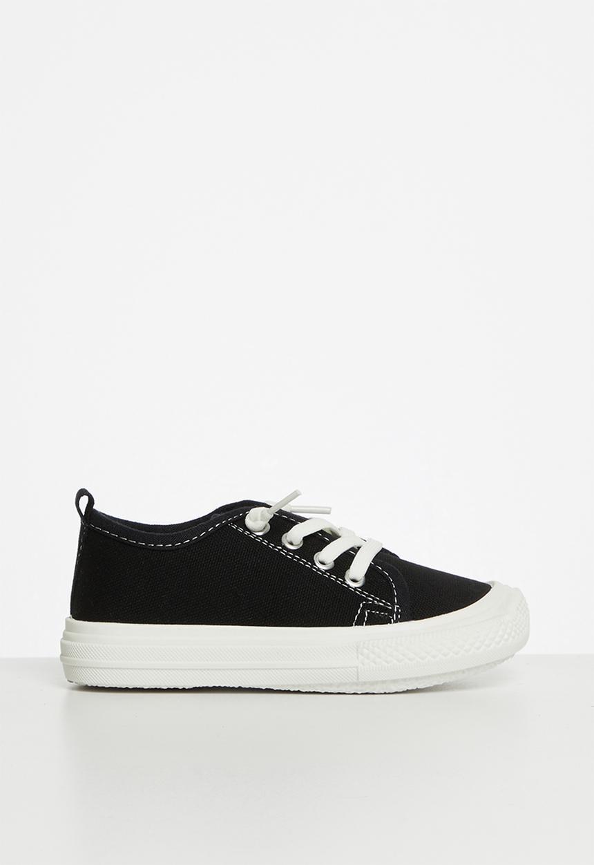 Pop Candy - Boys sneaker - black & white