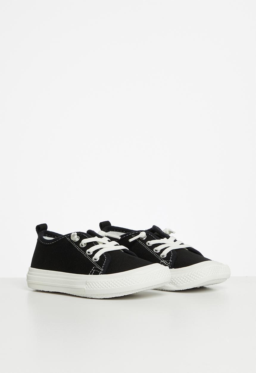 Pop Candy - Boys sneaker - black & white