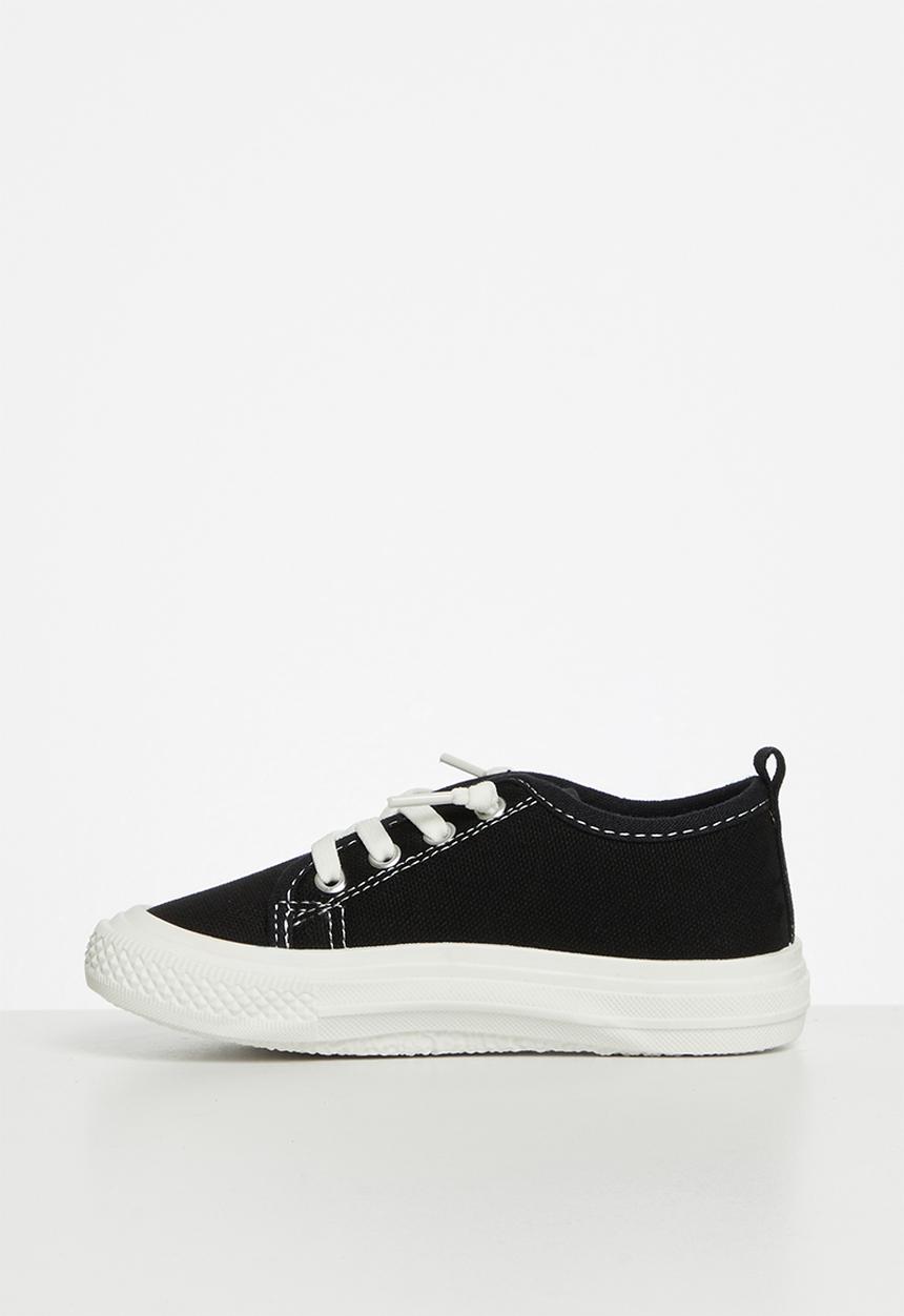 Pop Candy - Boys sneaker - black & white