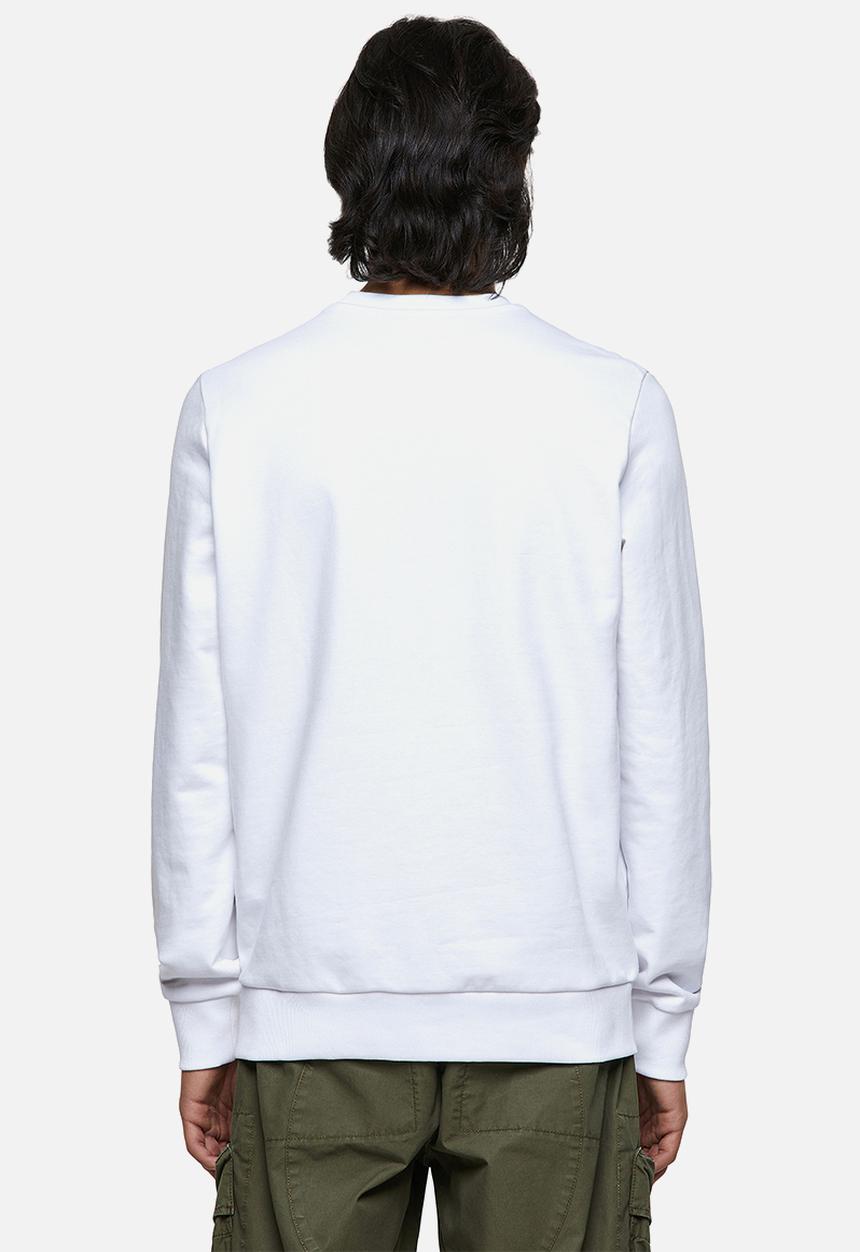 Diesel  - S-girk-k21 printed sweater - white