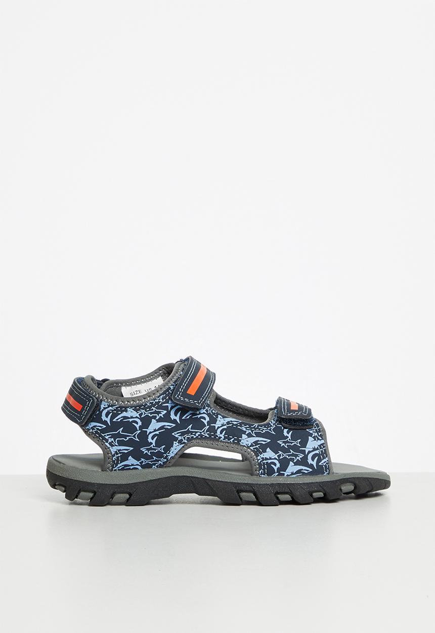 Pop Candy - Boys sandals - blue & orange