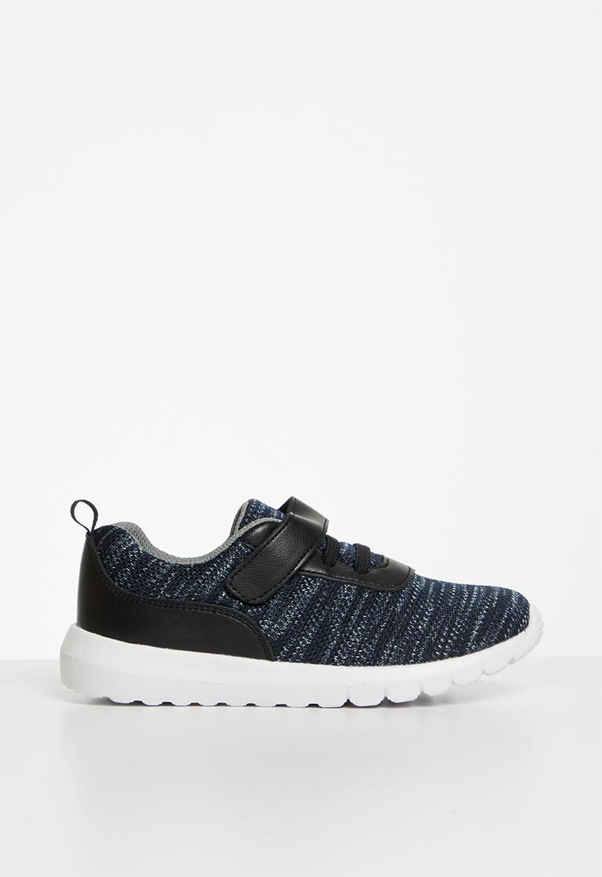 Pop Candy - Boys sneaker with velcro strap - navy