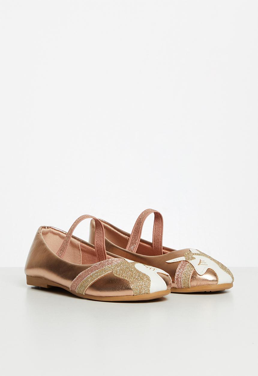 Pop Candy - Girls unicorn pump - rose gold