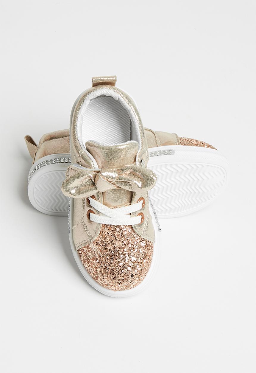 Pop Candy - Girls glitter sneaker - gold
