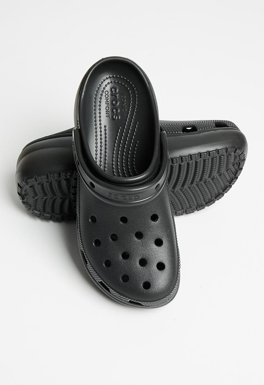 Crocs - Classic platform clog w - black