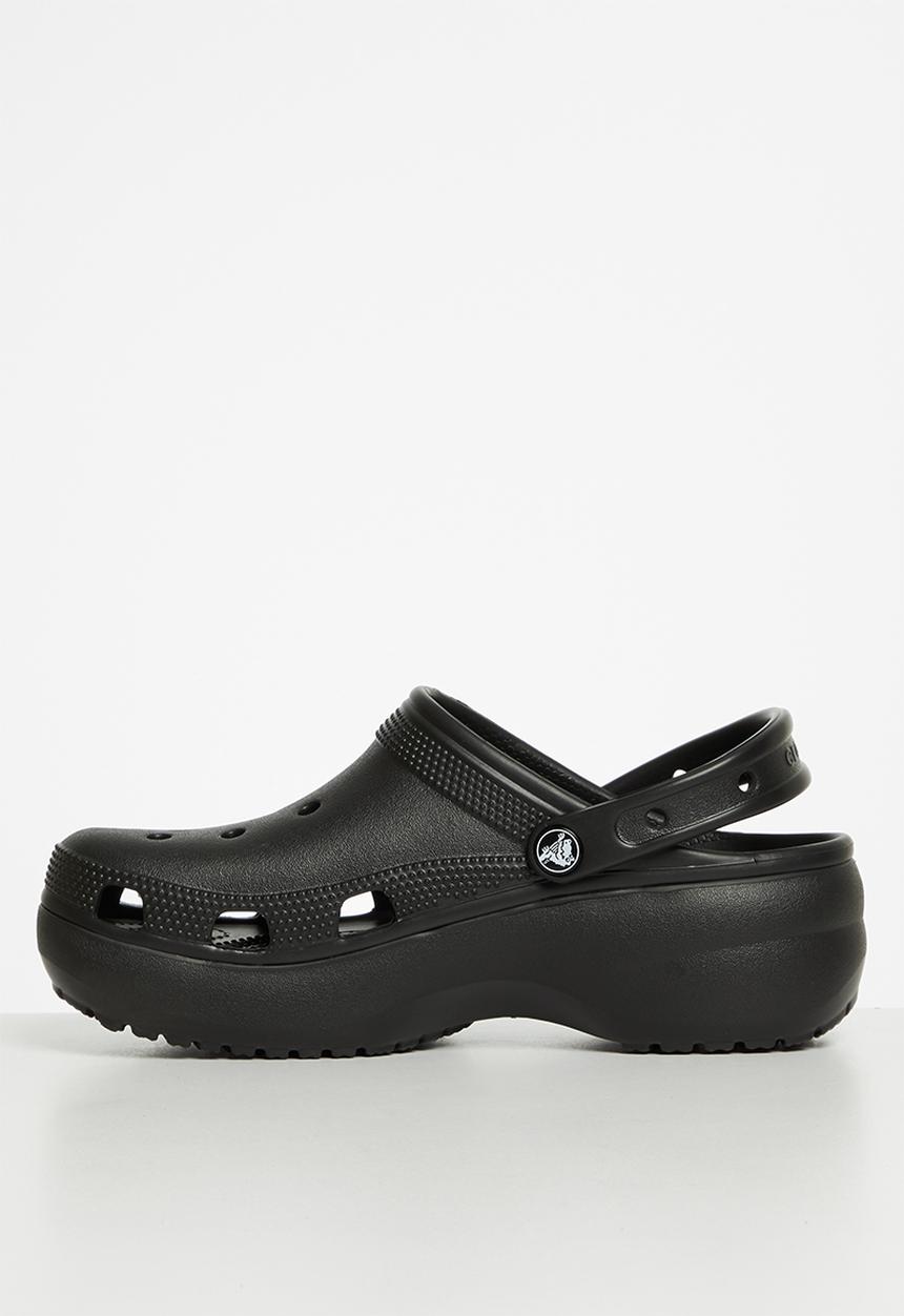 Crocs - Classic platform clog w - black