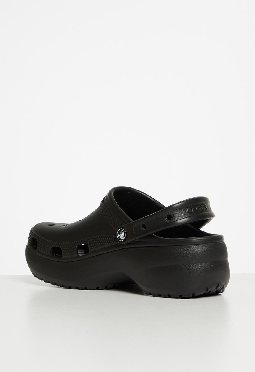 Crocs - Classic platform clog w - black