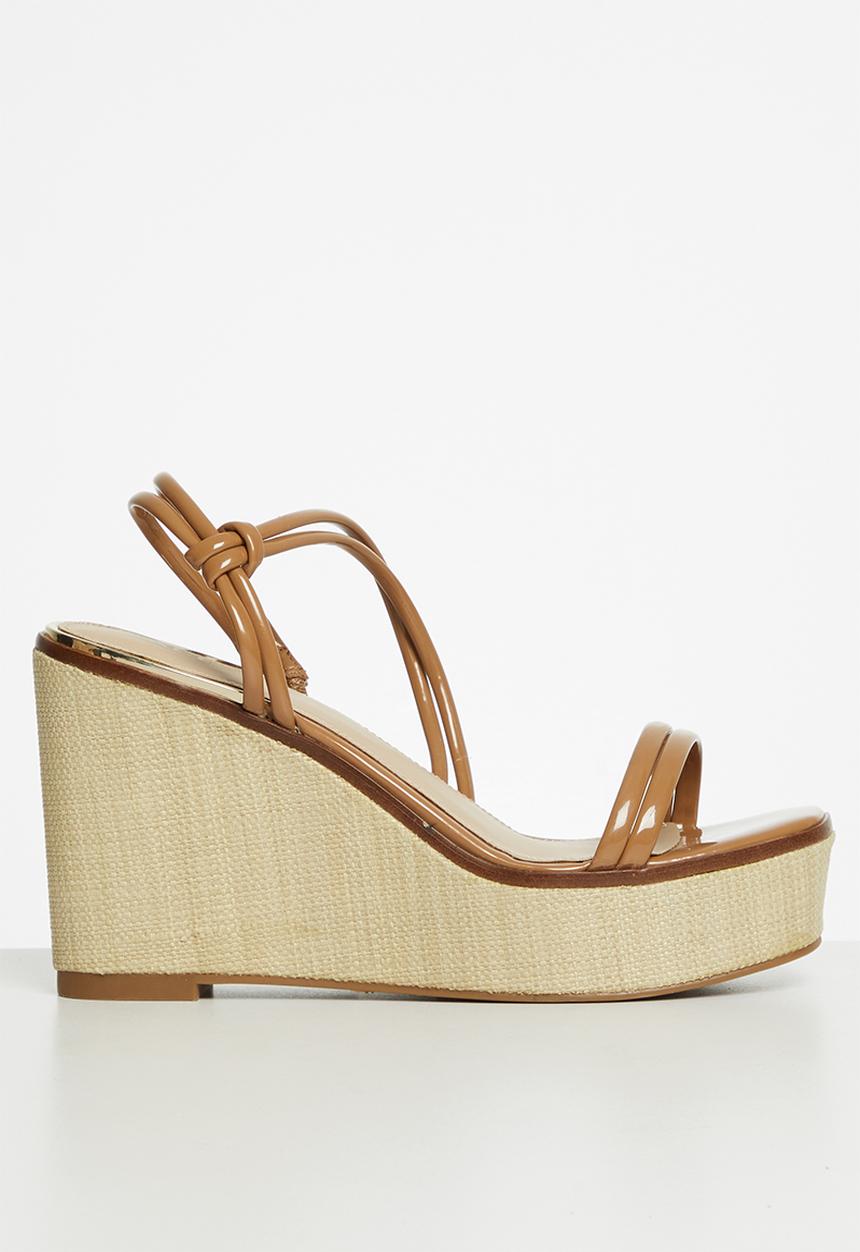 ALDO - Eldin wedge heel - dark beige