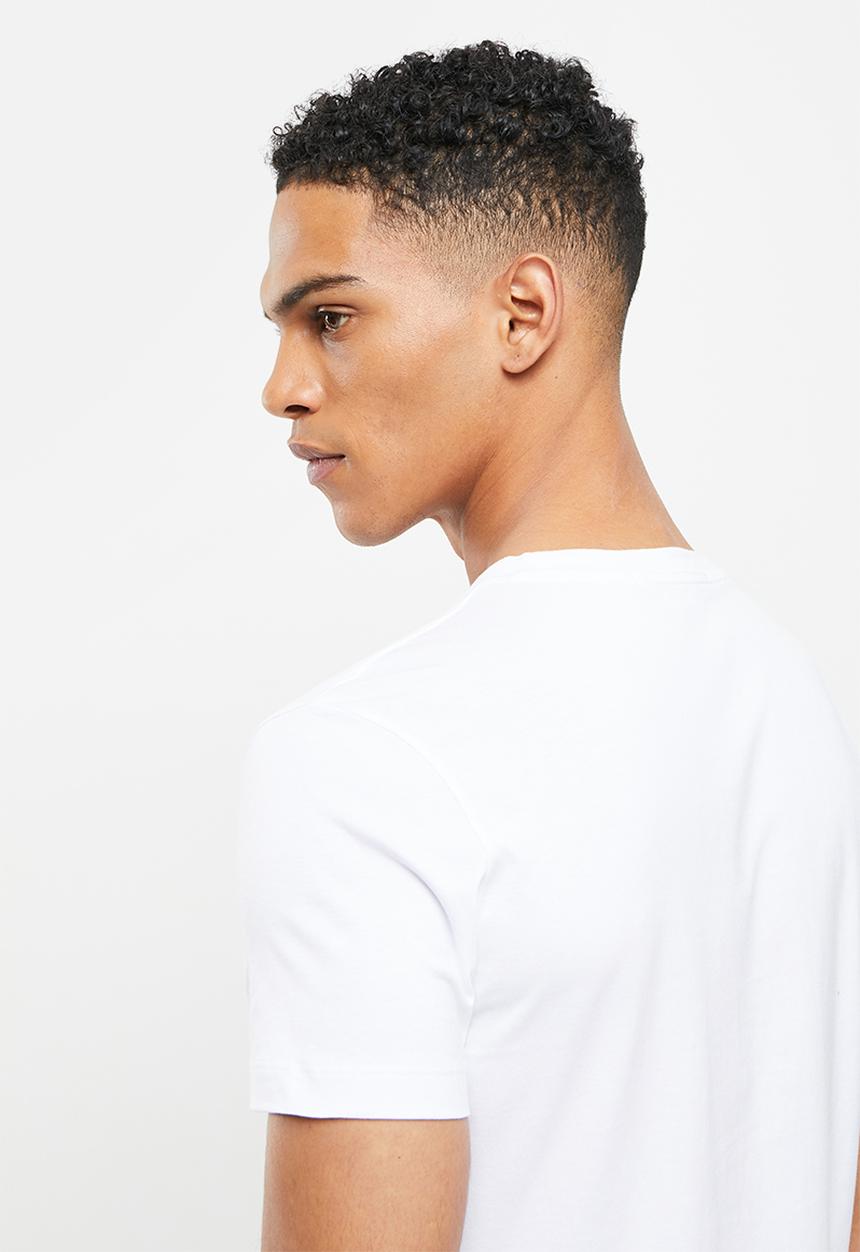 Calvin Klein - Iconic monogram ss slim tee -  white