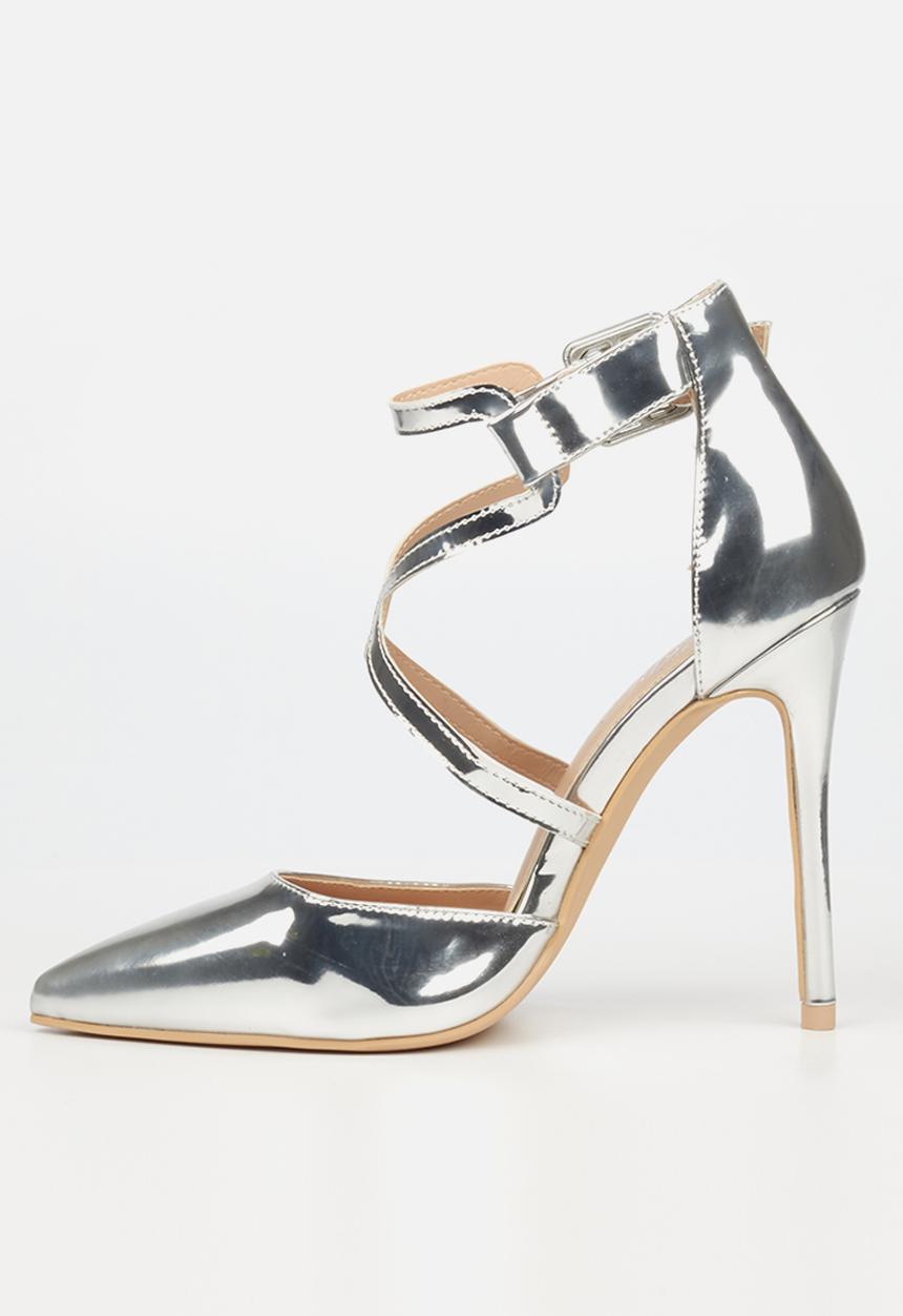 Miss Black - Chacha1 heel - silver